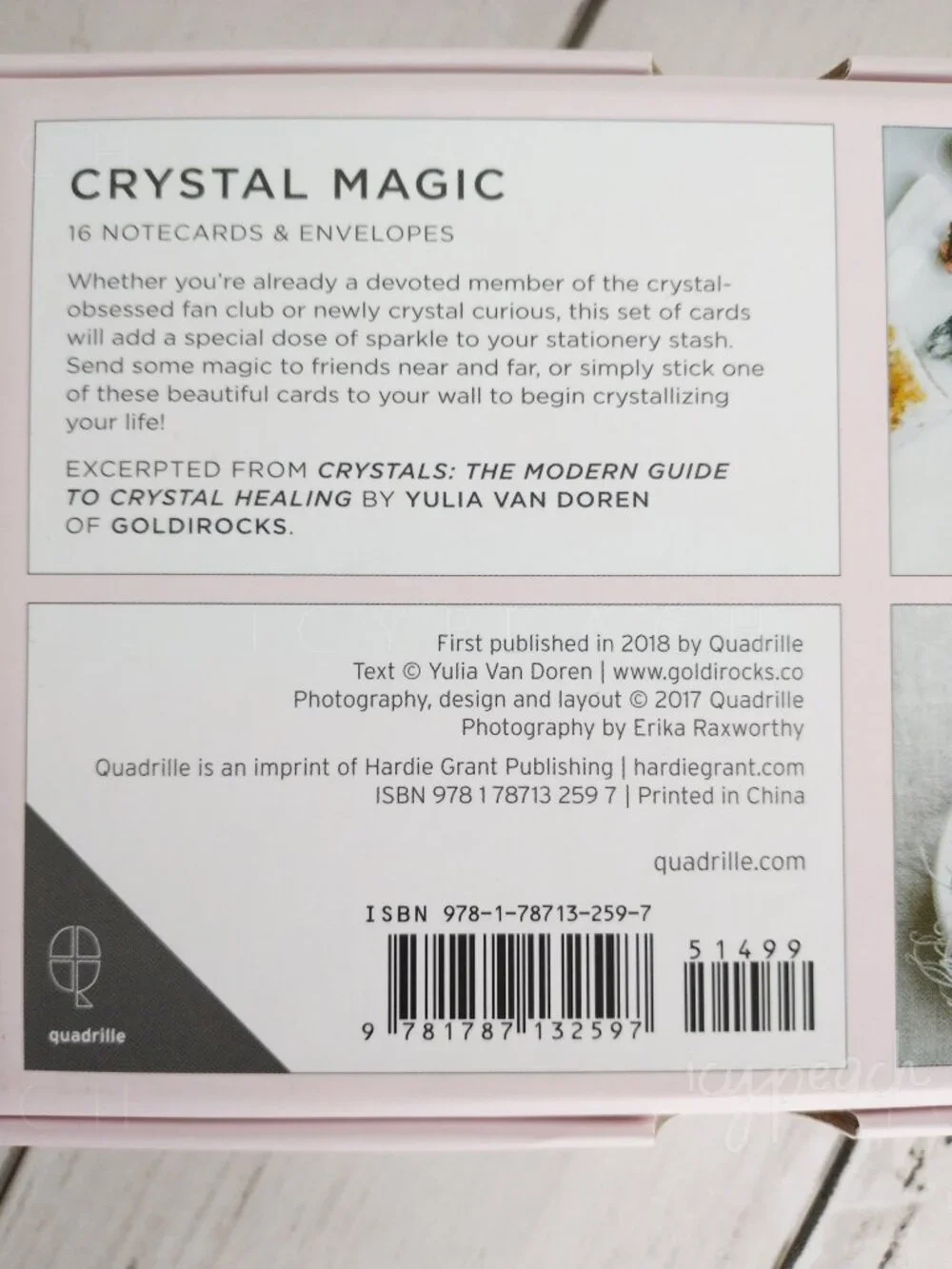 Crystal Magic Notecards Boxed Set: 16 Notecards for Love Strength and Happiness